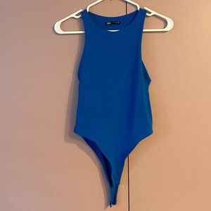 Zara High Neck Bodysuit Tank (S)
